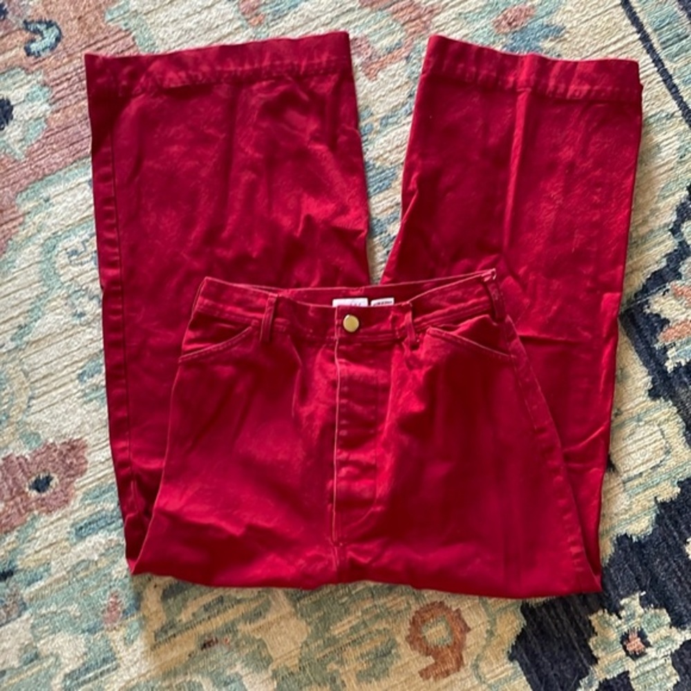RHODE Red Trousers